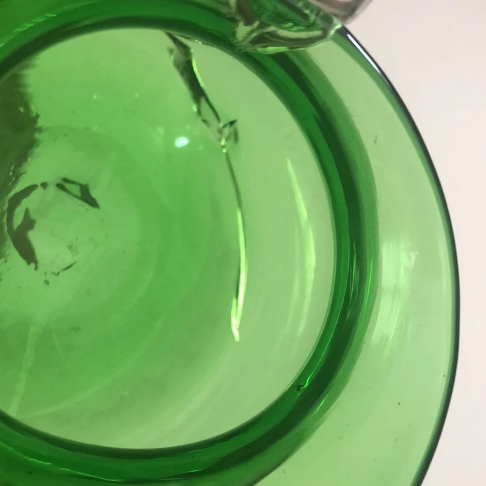 Bischoff Green Hand Crafted Vintage Green Pitcher